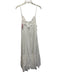 J. Crew Size M/L White Cotton Sleeveless flounce Ribbed Midi Dress White / M/L