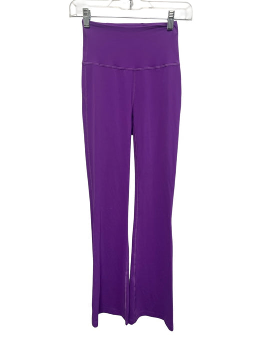 Lululemon Size 2 Purple Nylon Blend Athletic Full Length Leggings Purple / 2