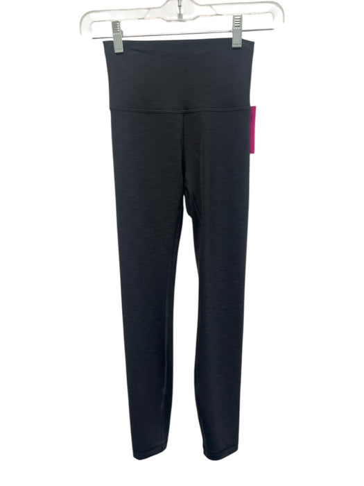 Lululemon Size 2 Green Gray Nylon Blend Athletic Full Length Heathered Leggings Green Gray / 2