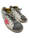 Golden Goose Shoe Size 37 White, Gray, Pink Leather Fabric Block Sneakers White, Gray, Pink / 37