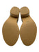 Clergerie Shoe Size 37 White & Brown Leather Espadrille Ankle Buckle Sandals White & Brown / 37