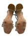 Loeffler Randall Shoe Size 7.5 Gold & Silver Leather Rhinestone Bows Sandals Gold & Silver / 7.5