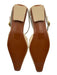 Cult Gaia Shoe Size 37 Beige Raffia Flat Woven Pointed Square Toe Sandals Beige / 37