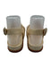 Alexandre Birman Shoe Size 37 Butter Cream Leather Bow detail Flat Sandals Butter Cream / 37