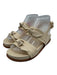 Alexandre Birman Shoe Size 37 Butter Cream Leather Bow detail Flat Sandals Butter Cream / 37