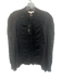Love Shack Fancy Size L Black Silk Long Sleeve Lace Buttons Blouse Top Black / L