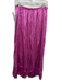 Vince Size M Purple Pink Viscose & Lenzing Satin Pleated Midi Skirt Purple Pink / M