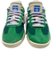 Adidas Shoe Size 7 Green, Purple, Beige Suede Color Block Low Top Retro Sneakers Green, Purple, Beige / 7