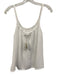 XiRENA Size M White Cotton Braided Strap Textured Round Neck Top White / M