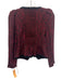 Reformation Size 2 Red & Black Lenzing Blend Wide Neck Printed Long Sleeve Top Red & Black / 2