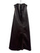 A.L.C. Size 10 Dark Brown Poly Blend Sleeveless Cross Front Zip Back Top Dark Brown / 10