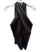 A.L.C. Size 10 Dark Brown Poly Blend Sleeveless Cross Front Zip Back Top Dark Brown / 10