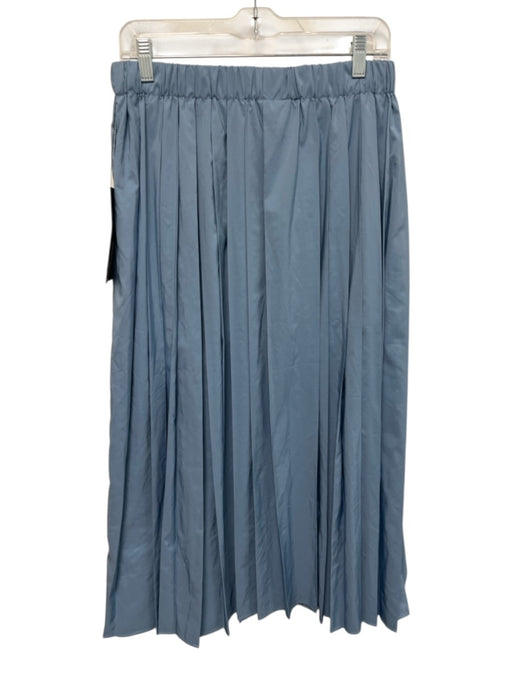 Tuckernuck Size M Blue Polyester Elastic Waist Pleated Skirt Blue / M