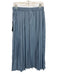 Tuckernuck Size M Blue Polyester Elastic Waist Pleated Skirt Blue / M