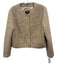 J Crew Collection Size 10 Beige Brown Wool Blend Snap Button Front Crop Jacket Beige Brown / 10