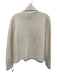 Banana Republic Size M Cream White Cashmere Ribbed Knit Turtleneck Sweater Cream White / M