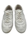 Veronica Beard Shoe Size 7 Cream White Leather Upper T Toe Slim Fit Sneakers Cream White / 7
