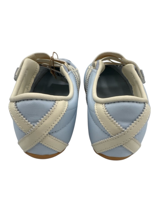 Adidas Shoe Size 7 Light Blue & Cream textile upper Elastic Laces Sneakers Light Blue & Cream / 7