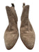 Diane Von Furstenberg Shoe Size 7 Taupe Gray Leather Upper Suede Low Ankle Boots Taupe Gray / 7