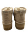 Ugg Shoe Size 7 Beige Leather Upper Suede Shearling Lined Platform Boots Beige / 7