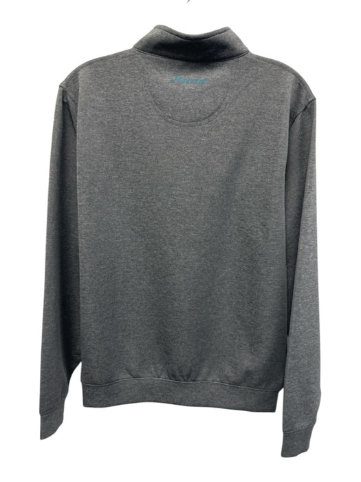 Masters Tech Size Small Gray Polyester Blend Long Sleeve Heathered Logo Sweater Gray / Small