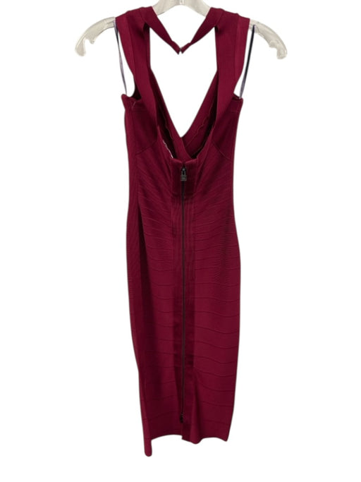 Herve Leger by Max Azria Size XS Magenta Pink Sleeveless Bandage Dress Magenta Pink / XS