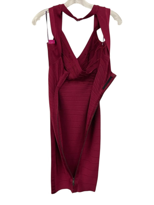 Herve Leger by Max Azria Size XS Magenta Pink Sleeveless Bandage Dress Magenta Pink / XS