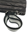 Think Royln Black & Gray Nylon Quilted Camo Striped Crossbody Bag Black & Gray / Small