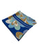 Oscar by Oscar de la Renta Blue, Green, Beige Silk Square Abstract scarf Blue, Green, Beige / Large