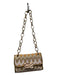 Missoni Peach, cream & Gray Knit Flap Snap Clasp Gold chain strap Bag Peach, cream & Gray / Medium