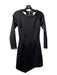 Rachel Roy Size 0 Black Polyester Cut Outs Long Sleeve Back Zip Dress Black / 0