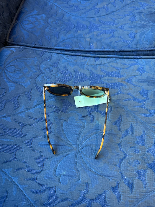 Karen Walker Brown Tortoise Round Sunglasses