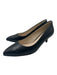 Cole Haan Shoe Size 8.5 Black Leather Pointed Toe Kitten Heel Pumps Black / 8.5