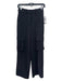 Veronica Beard Size 2 Black Polyester High Rise hook & zip Wide Leg Cargo Pants Black / 2