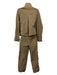 Veronica Beard Size XS Beige Polyester Blend Zip Front Collar Cargo Pant Set Beige / XS