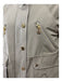 Veronica Beard Size XS Beige Polyester Blend Zip Front Collar Cargo Pant Set Beige / XS