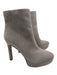 Veronica Beard Shoe Size 7 Gray Suede Ankle Almond Toe Stiletto Booties Gray / 7