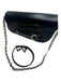 Gucci Black Leather Shoulder Bag Horsebit silver hardware Top Flap Bag Black / XS