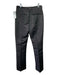 Tom Ford Size XS/34 Black Shimmer Wool & Polyester Hook & Zip Pockets Pants Black Shimmer / XS/34