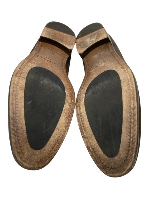 Canali Shoe Size 45 Dark Brown Suede Solid Tassel Men's Shoes Dark Brown / 45
