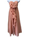 Zimmermann Size 0 Peach Pink Cotton Strapless Ruffle Shirred Back Dress Peach Pink / 0
