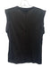 Veronica Beard Size XS Charcoal Gray Pima Cotton Cap Sleeve Folded Heathered Top Charcoal Gray / XS