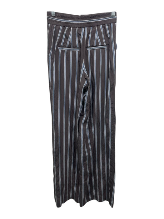 Veronica Beard Size 00 Brown, Blue & White Viscose Blend Elastic Waist Pants Brown, Blue & White / 00