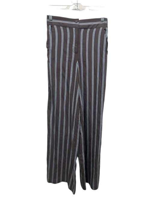 Veronica Beard Size 00 Brown, Blue & White Viscose Blend Elastic Waist Pants Brown, Blue & White / 00