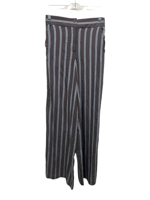 Veronica Beard Size 00 Brown, Blue & White Viscose Blend Elastic Waist Pants Brown, Blue & White / 00