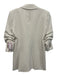 Veronica Beard Size 00 Cream, Brown, blue Polyester & Viscose Pin Stripe Jacket Cream, Brown, blue / 00