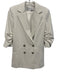 Veronica Beard Size 00 Cream, Brown, blue Polyester & Viscose Pin Stripe Jacket Cream, Brown, blue / 00