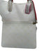 Christian Louboutin White, Cream & Red Leather Monogram Stud Detail Tote Bag White, Cream & Red / Large