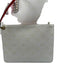 Christian Louboutin White, Cream & Red Leather Monogram Stud Detail Tote Bag White, Cream & Red / Large