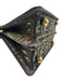Fendi Brown Canvas Sequin Zucca Monogram Top Handle Crossbody Bag Brown / S